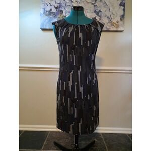 Banana Republic Sleeveless Geometric Print Dress Size 4